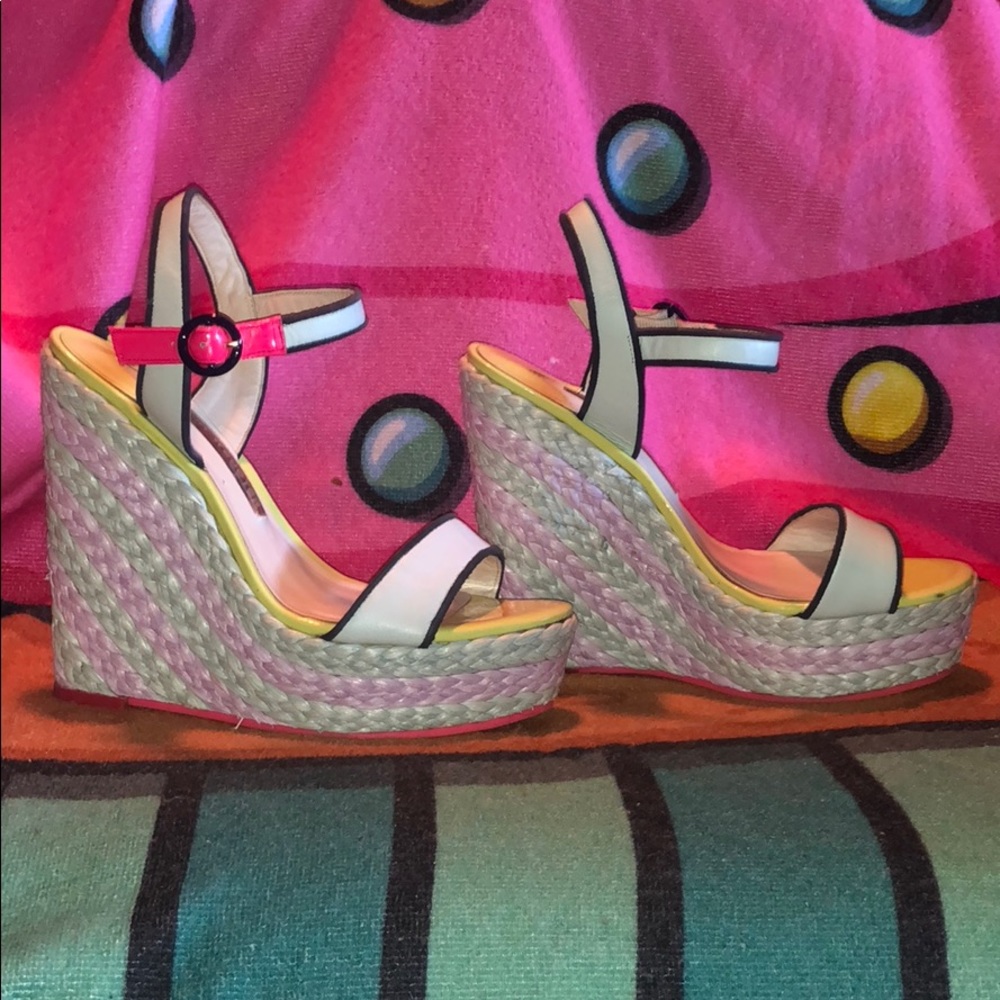 Sophia Webster multi color platform